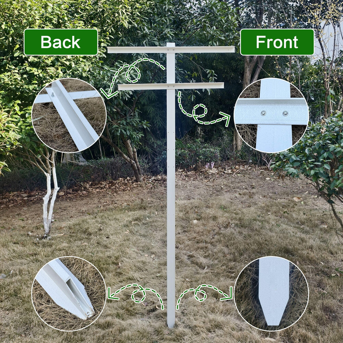 Mr Garden 7ft trellis on wall or fence adds architectural appeal