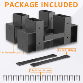 Mr IRONSTONE screws kit for secure 2x4 mounting and durable wood storage