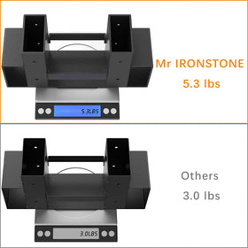 Mr IRONSTONE two-bracket kit supports ample outdoor log storage