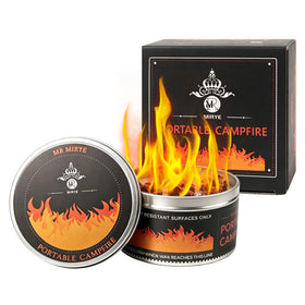 MR MIRYE portable smores fire pit with compact design for easy travel and quick setup.