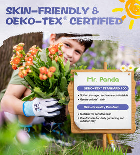 Mr. Panda xxs gloves are designed for ages 2–4 with snug fit