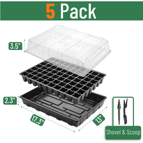 Mr. Pen seed starter tray durable reusable plastic supports long-lasting gardening use.