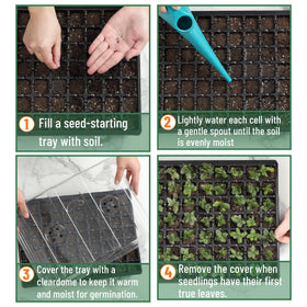 Mr. Pen seed starter tray ideal for flowers vegetables and herbs.