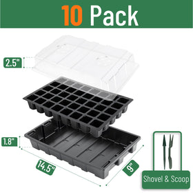 Mr. Pen seed starter tray kit seed tray supports even sprouting under controlled conditions.