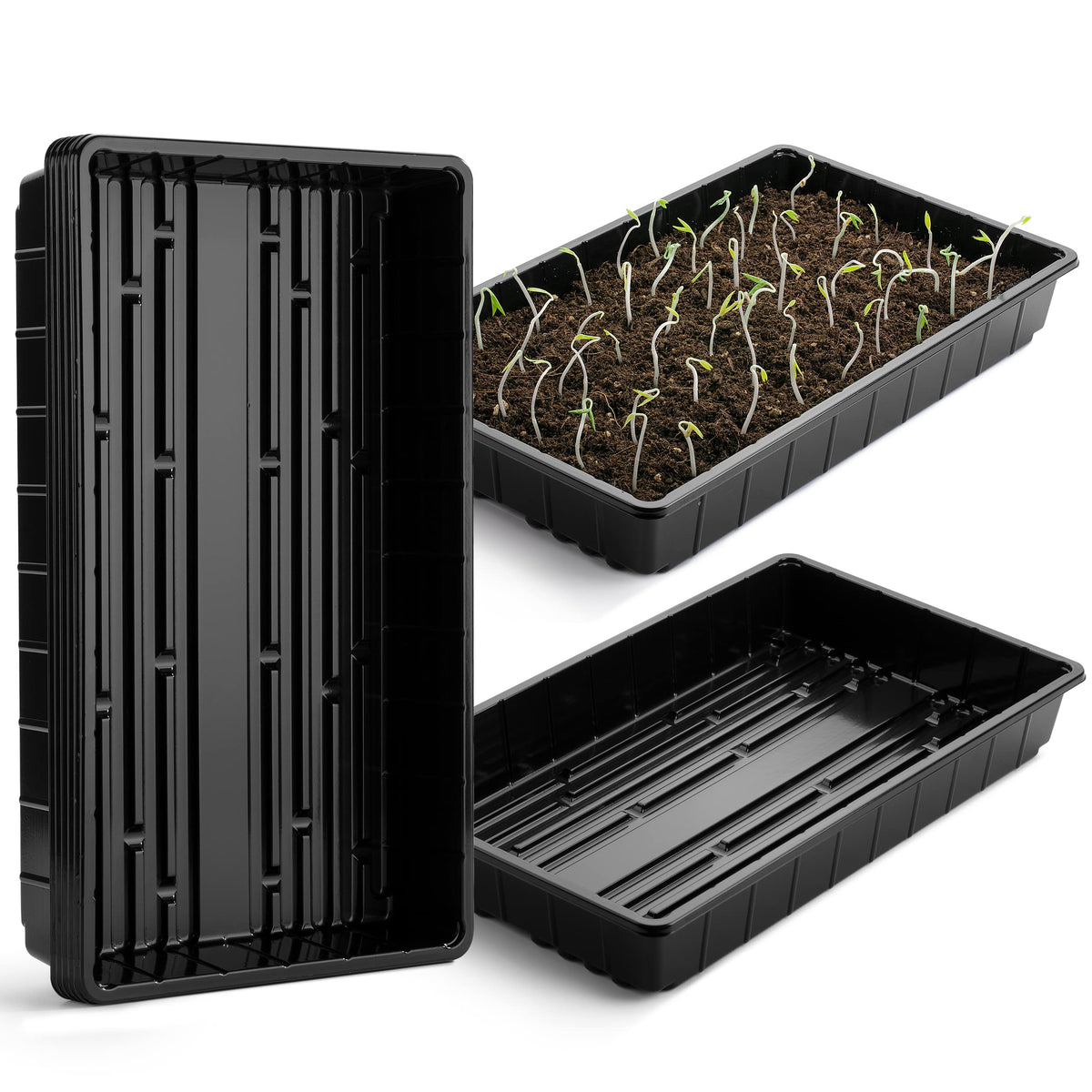 Mr. Pen Seed Starter Trays set of five for durable, reusable seed germination.