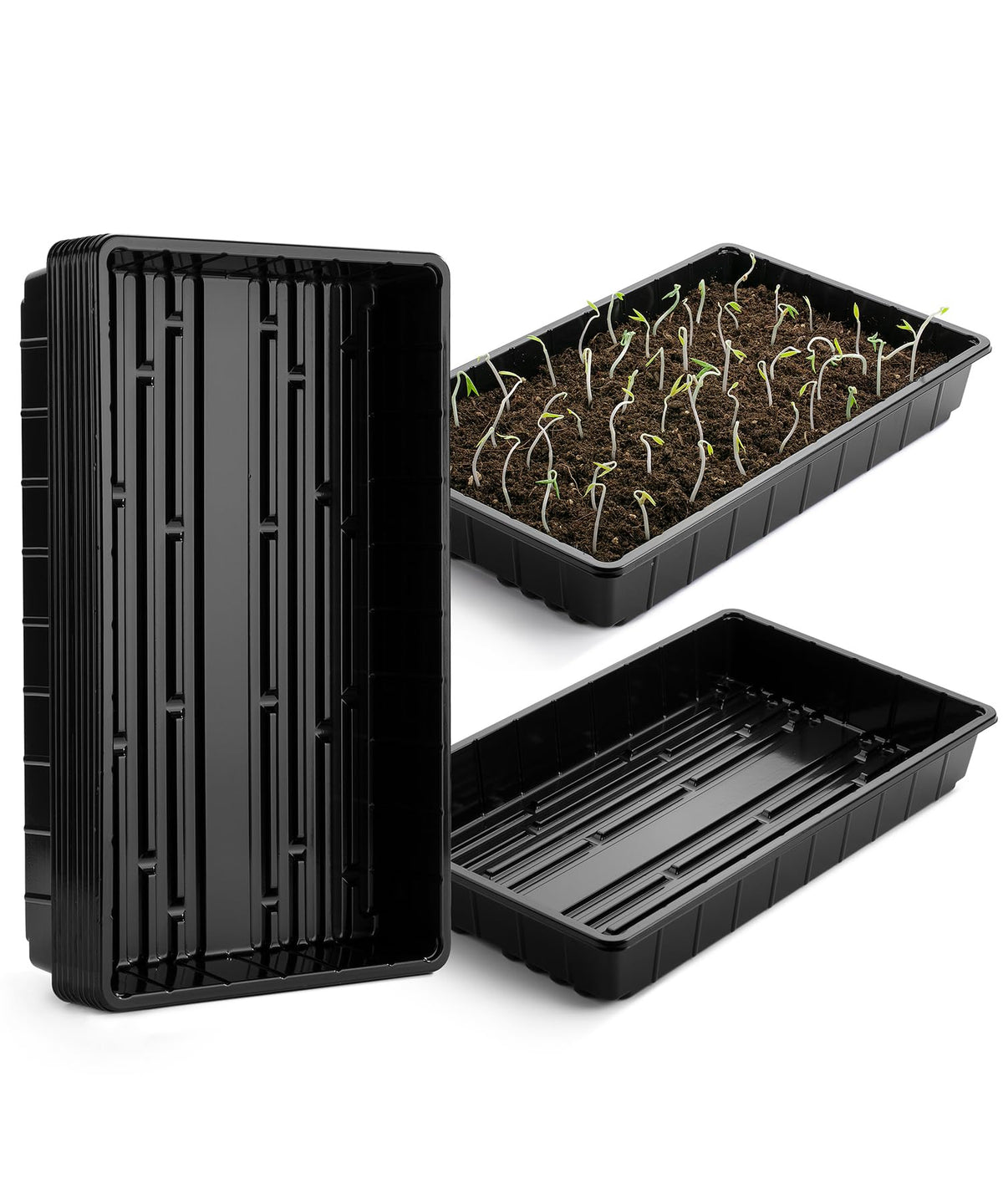 Mr. Pen seed starter trays with a compact, stackable design for efficient germination.