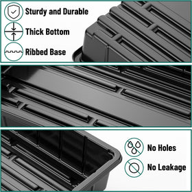 Mr. Pen seed starter trays compatible with hydroponic systems and humidity domes.