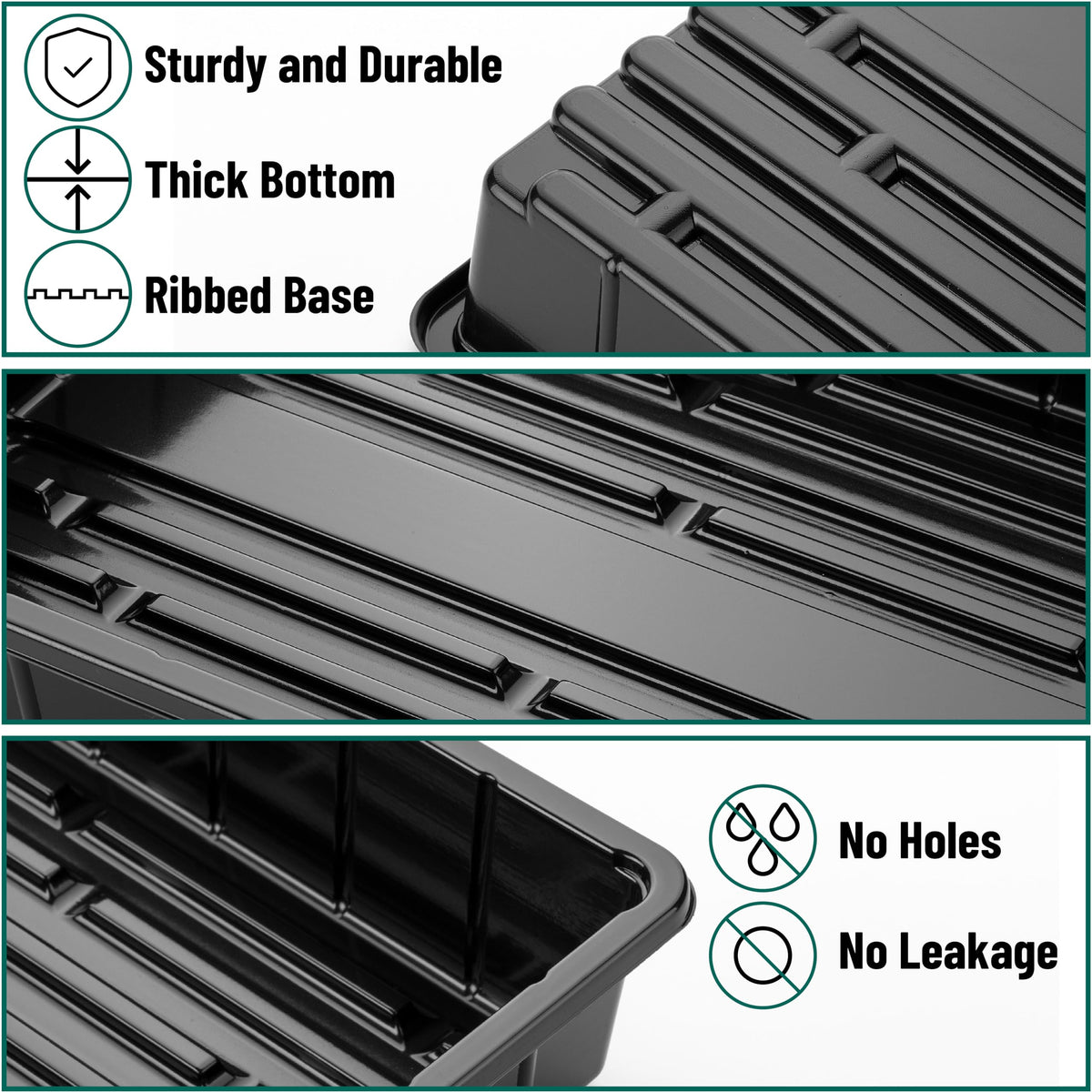 Mr. Pen seed starter trays suited for indoor or outdoor seed germination.