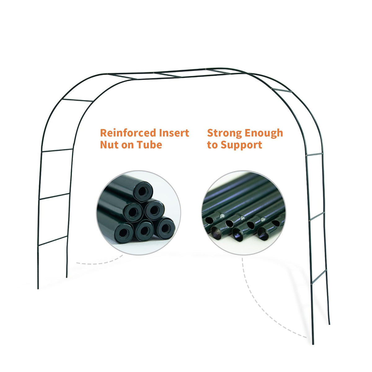 Mr.Ton arch disassembled for easy storage and transport