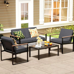 MRGSDL grey cushion covers, indoor/outdoor versatility with quick style updates.