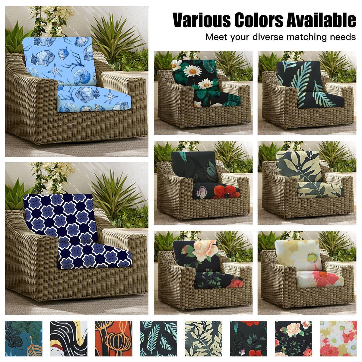 MRGSDL tropical flair color options to match patio decor easily