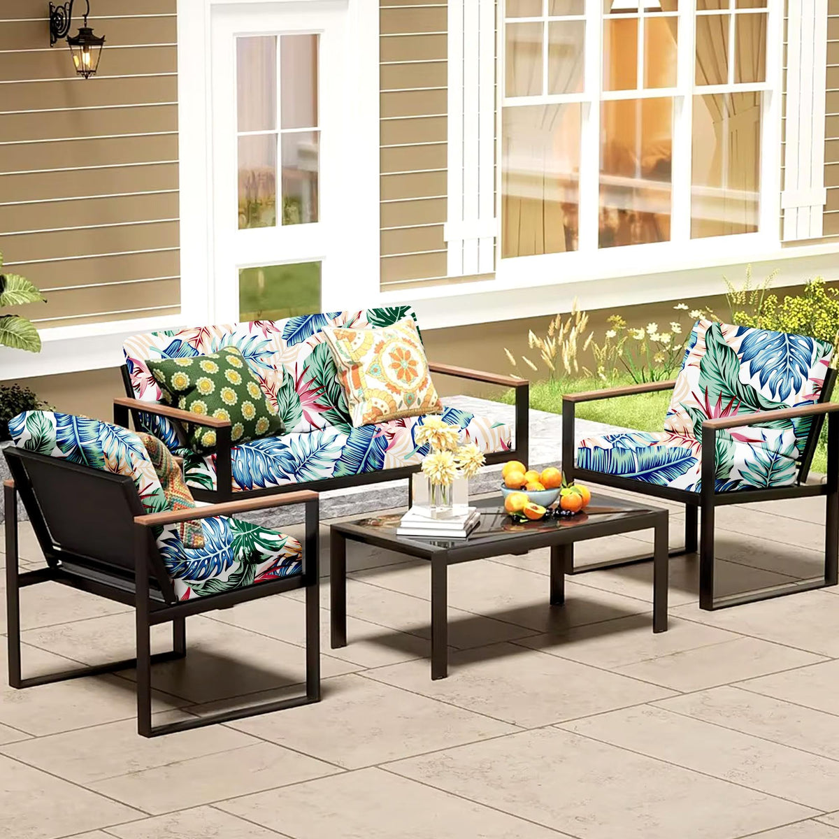 MRGSDL outdoor indoor use cushion cover offers quick swap for refreshed spaces