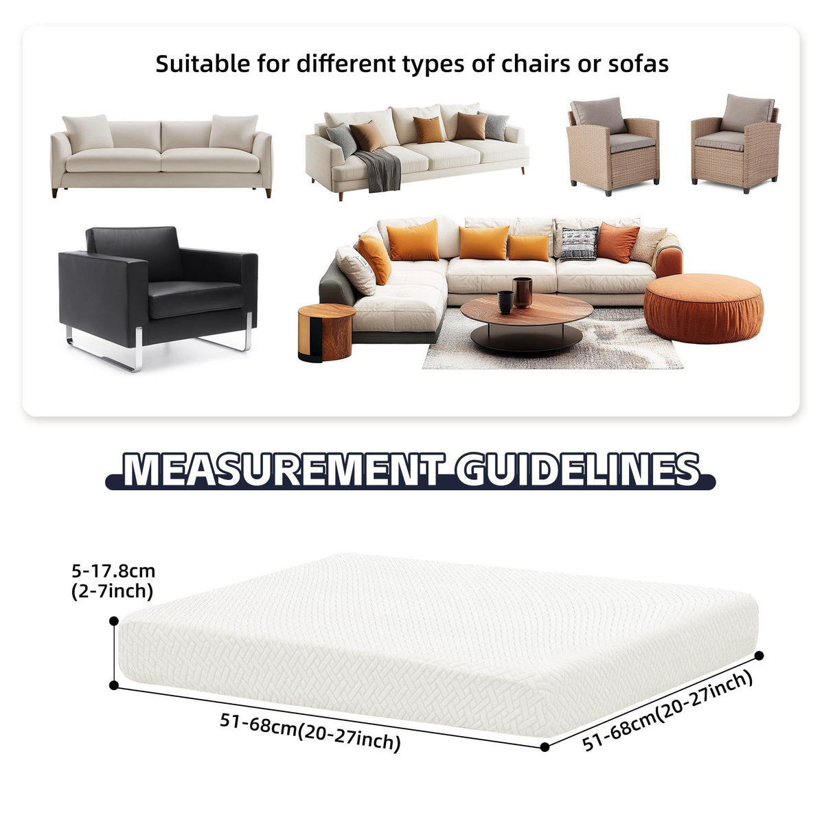 MRGSDL Starlink White outdoor cushion cover demonstrating secure wrap on cushions.
