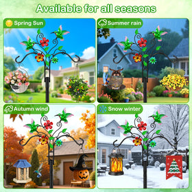MRHEPHAESTUS-hummingbird-art-design-hook adds garden charm and vertical storage.