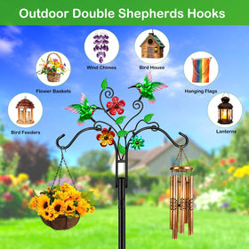 MRHEPHAESTUS plant-hanger-outdoor-pole ideal for baskets and yard displays.
