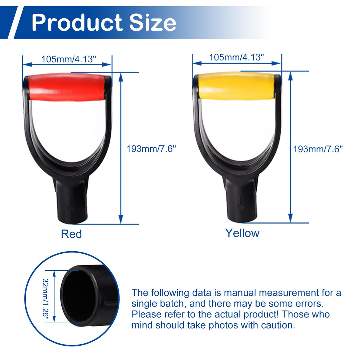 MroMax D grip handle mount hole 32mm, universal compatibility.