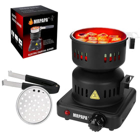 MRPAPA hookah coal burner stove top; quick ignition for ready coals.