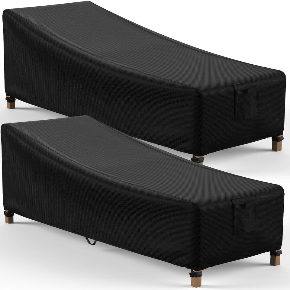 Mrrihand chaise lounge cover sized 76L x 32W x 32H for outdoor chairs