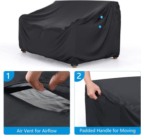 Mrrihand cover uses four straps and a cord-lock to stay secure