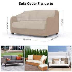 Mrrihand cover with air vent and handles on brown sofa improves airflow and secure fit
