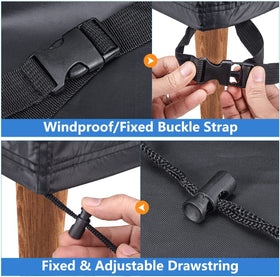 Mrrihand cover features padded handles for easy installation and removal
