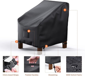 Mrrihand 2-pack offers convenient protection for multiple outdoor chairs.