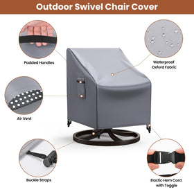 Mrrihand windproof strap design keeps chairs secure during windy days.