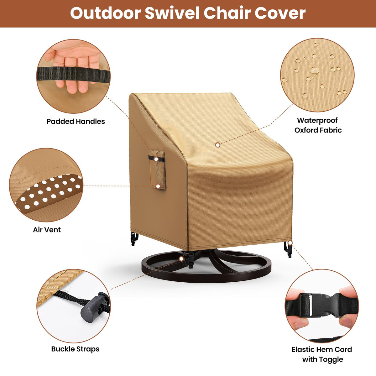 Mrrihand cover features air vents to reduce condensation.