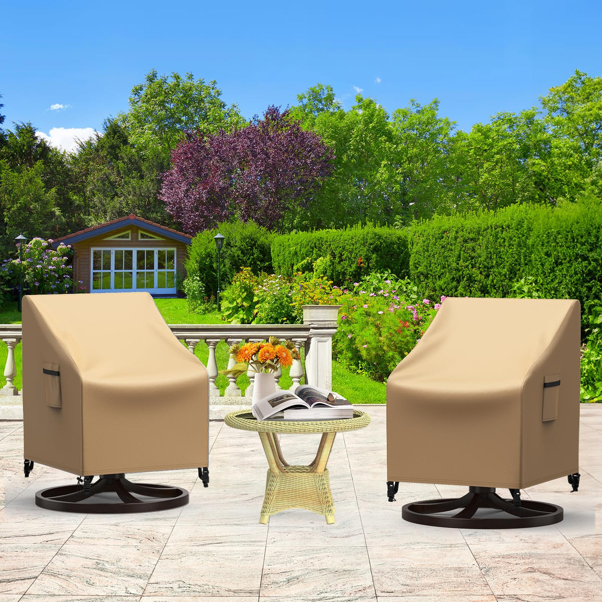 Mrrihand weather-ready coating resists rain and snow for patio furniture.