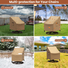 Mrrihand windproof design keeps chairs in place during gusts.