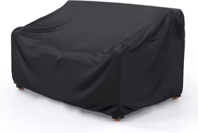 Mrrihand heavy duty patio sofa cover on a 3-seater, protecting from rain and dust