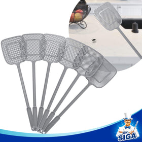 MR.SIGA fly swatter with ergonomic grip for comfortable use.