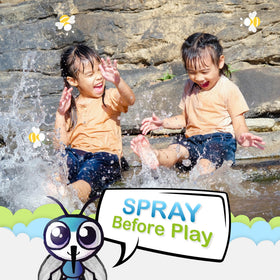 Kids enjoy outdoor protection with Ms. Pixie's mosquito repellent
