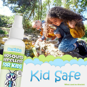 Ms. Pixie's plant-based formula deters mosquitoes during family time