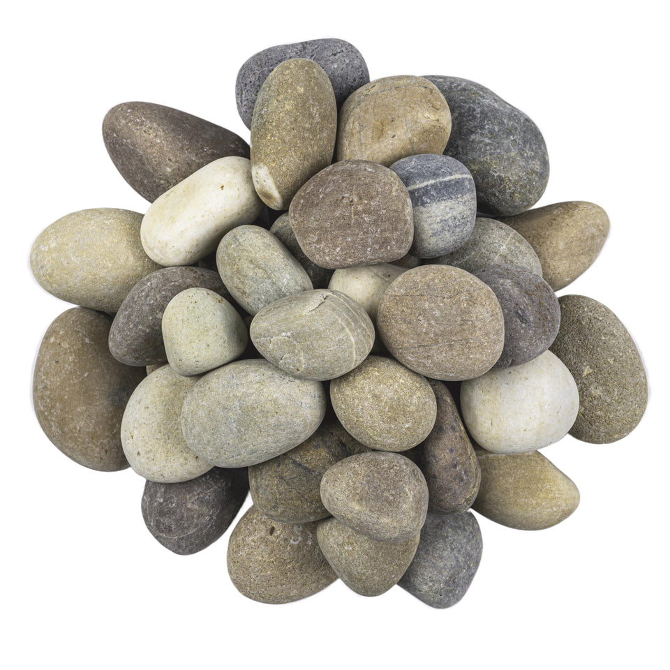 MSI decorative pebbles 1in-2.5in size add vibrant color to garden paths