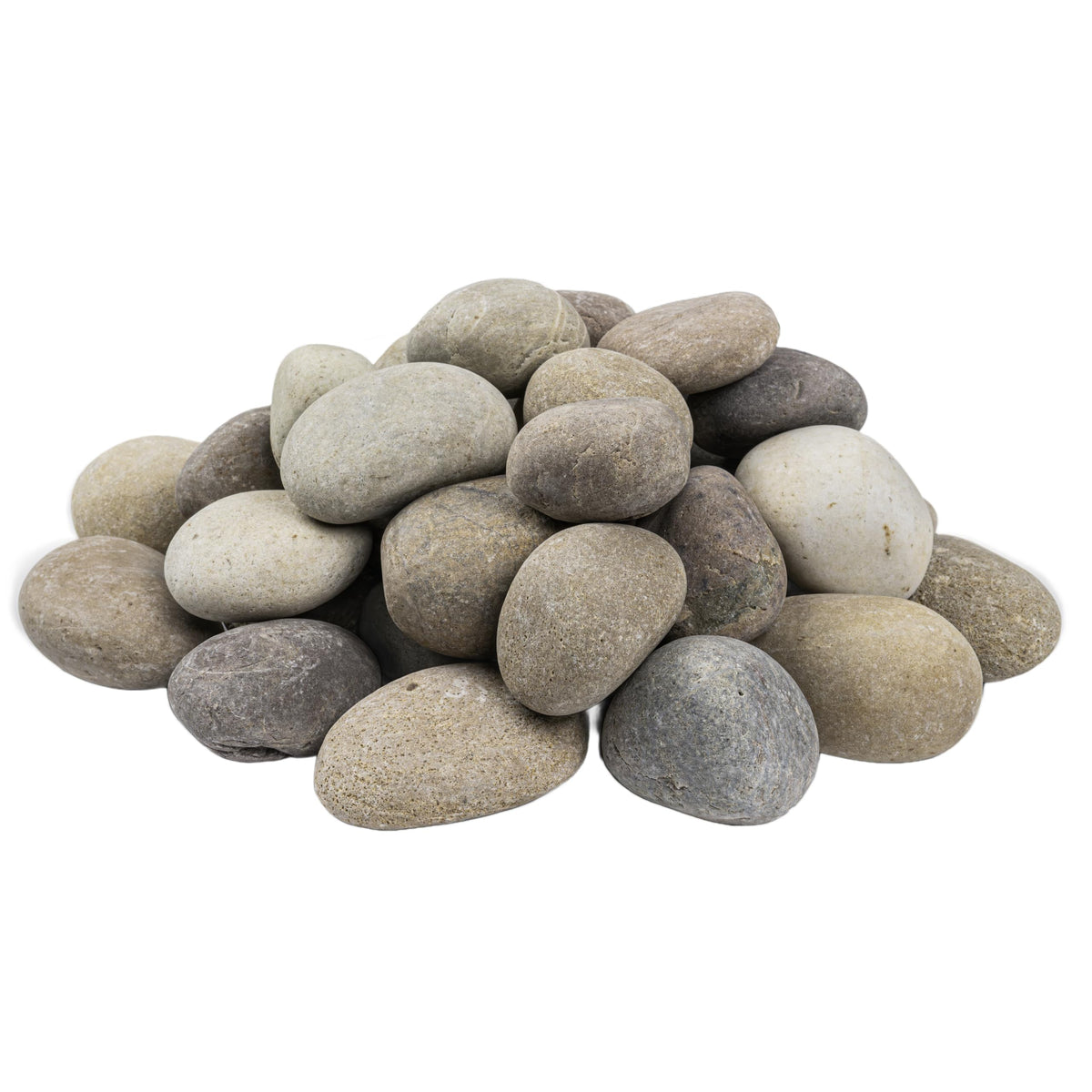 MSI decorative pebbles at front entrance create a professional, welcoming exterior