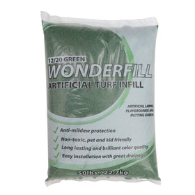 MSI Wonderfill Green 12in x 20in sand demonstrates enhanced drainage for rainy days