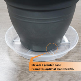 MSKIAUO durable lightweight plastic tray for easy relocation.