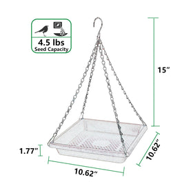 MSKIAUO sturdy recyclable plastic construction withstands sun, rain, and cold.