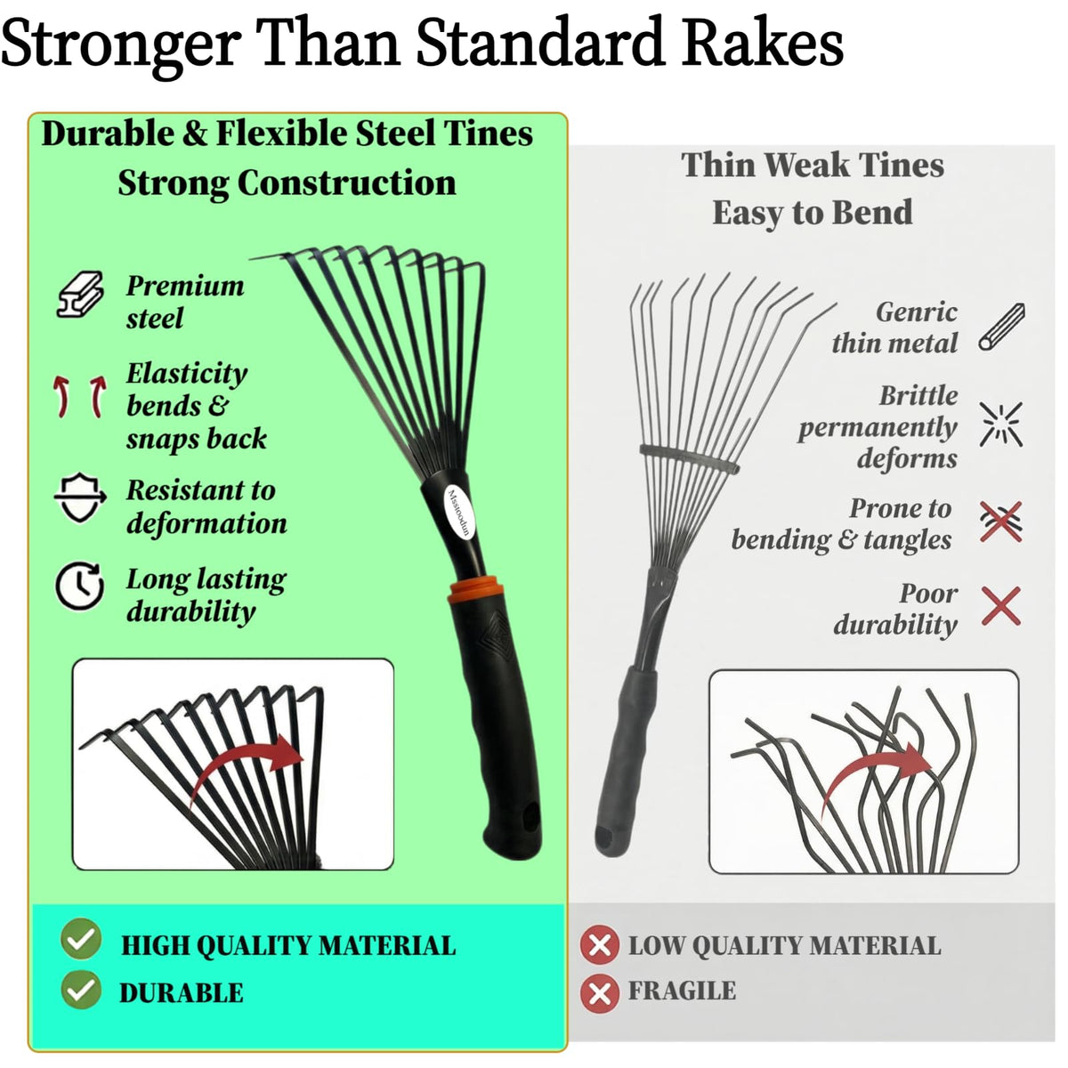 Msstoodun lightweight garden tool suitable for beginners and seniors.