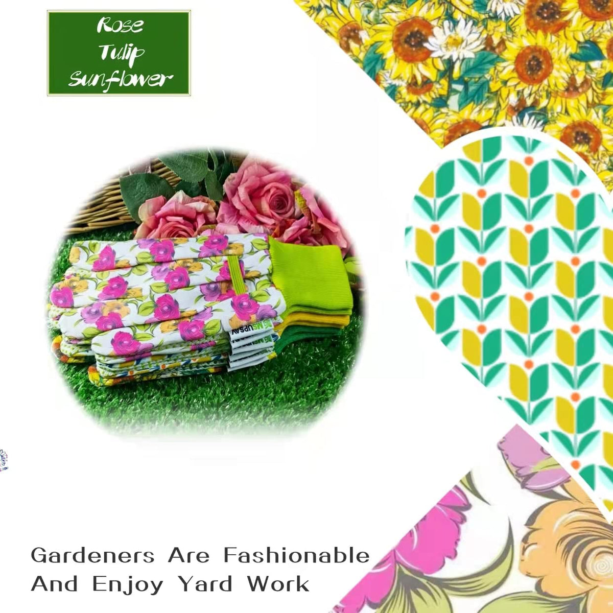MSUPSAV elastic knit wrist ensures secure, comfortable fit during gardening.