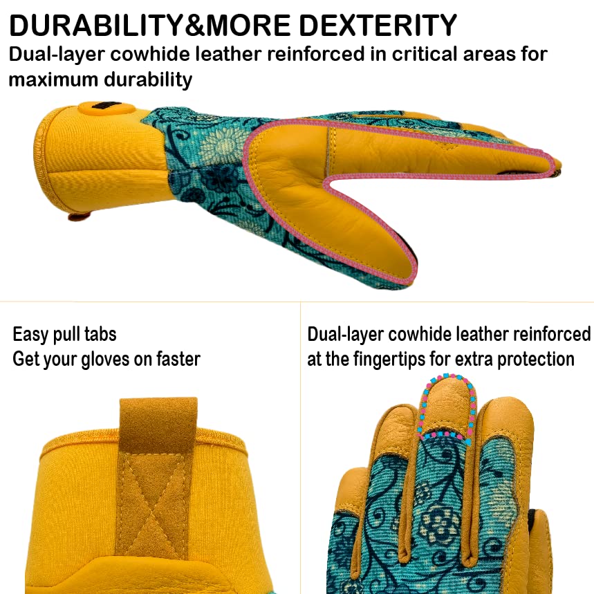 MSUPSAV gloves with reinforced fingertips for durable pruning and trimming.