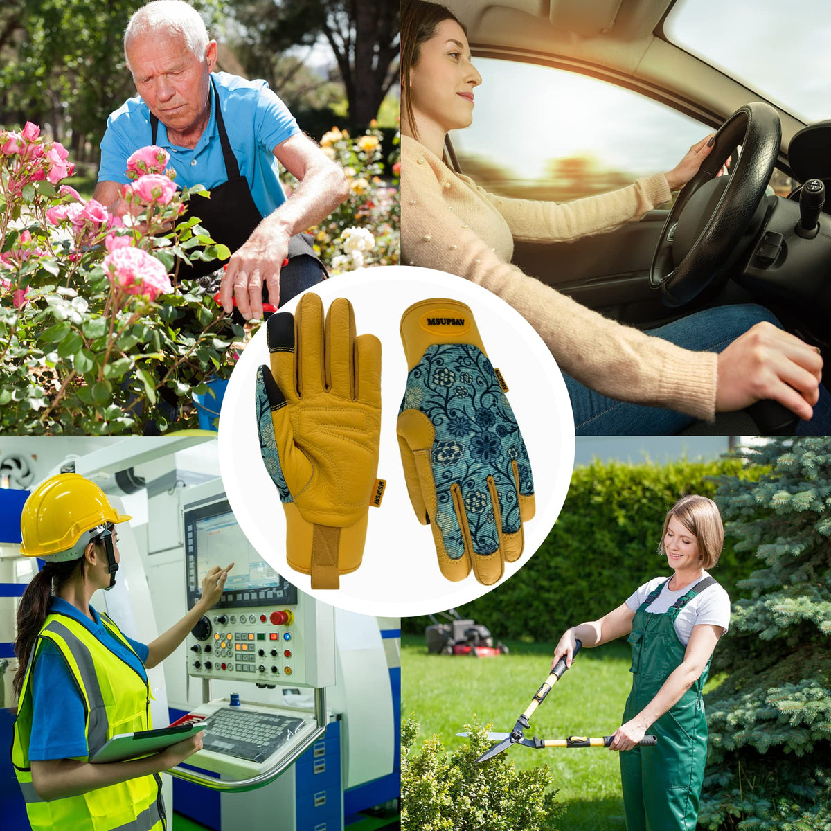 MSUPSAV women's sizing helps you select the right fit for gardening.