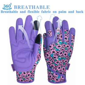 MSUPSAV Gardening Gloves cuff closure provides a snug, adjustable fit