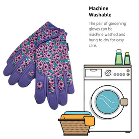 MSUPSAV Gardening Gloves reinforced fingertips boost durability during pruning