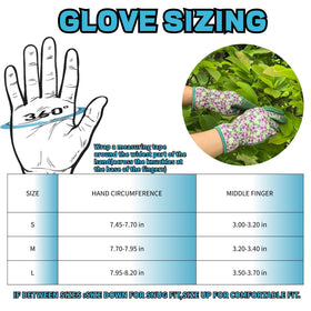 MSUPSAV floral-pattern design helps locate gloves quickly in the workspace.