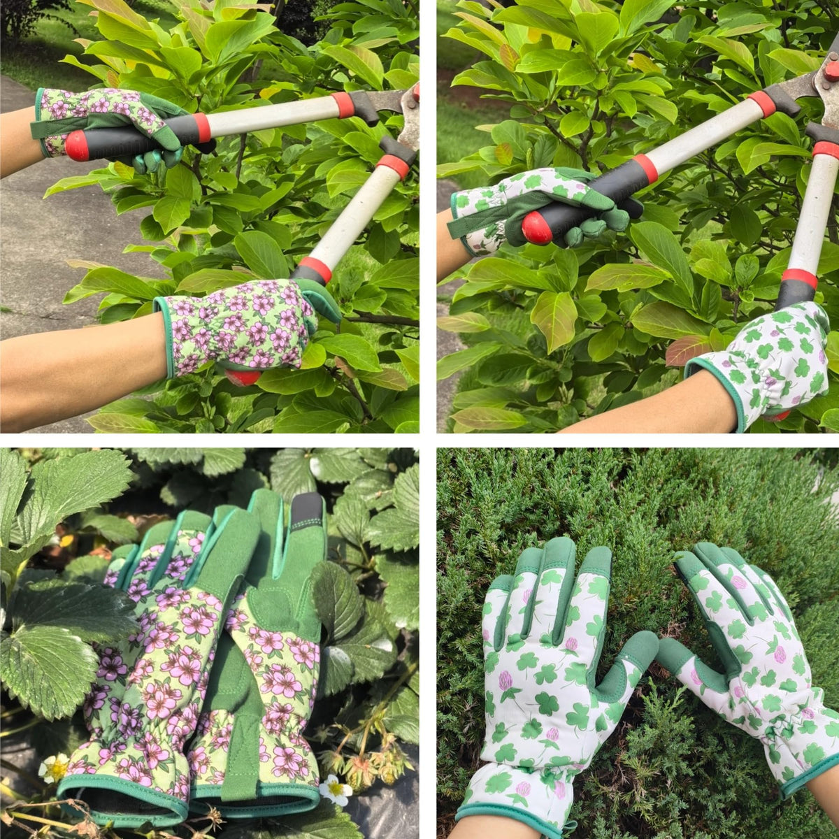 MSUPSAV gloves reinforced fingertips for durable grip during digging and pruning.