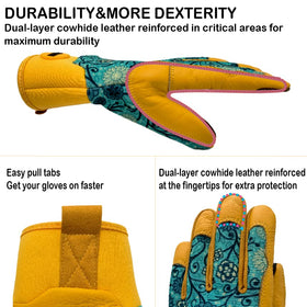 MSUPSAV gloves feature reinforced fingertips for tough branch work and DIY tasks.