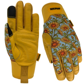 MSUPSAV thorn-proof gardening gloves back panel offers flexible breathable wear.