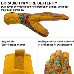 MSUPSAV thorn-proof gloves reinforced fingertips provide durable pruning protection.